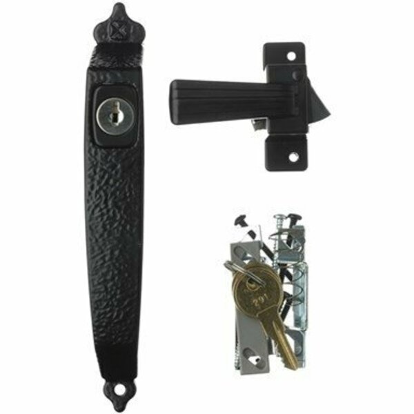 Hampton Products Latches Blk Colonial P/Button N100-031
